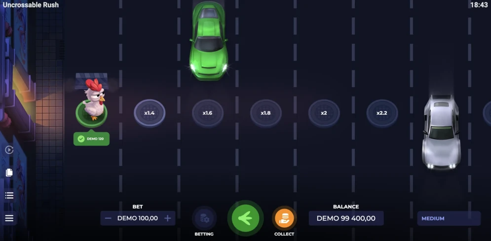 Uncrossable Rush